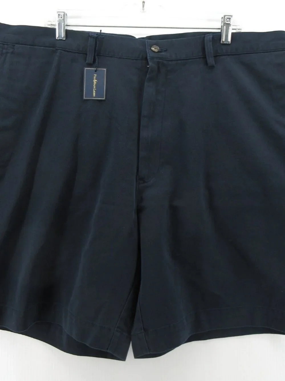 Polo Ralph Lauren Shorts 44B Navy Chino Classic Fit Casual 9